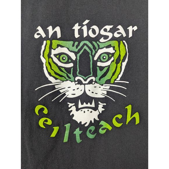 Celtic T Ireland an tioger celteach black T-shirt Size L - Picture 3 of 6